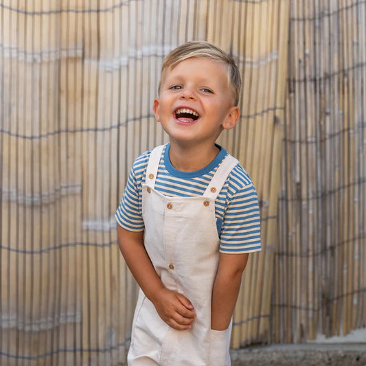 Camiseta manga corta Indigo Sand — Little Dutch