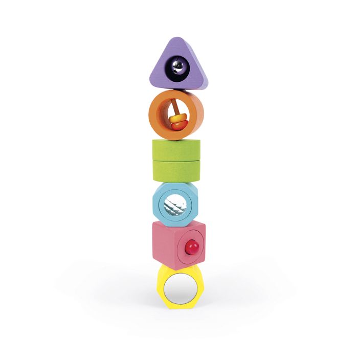 PUZLE CON 6 FIGURAS SENSORIALES I WOOD – Janod