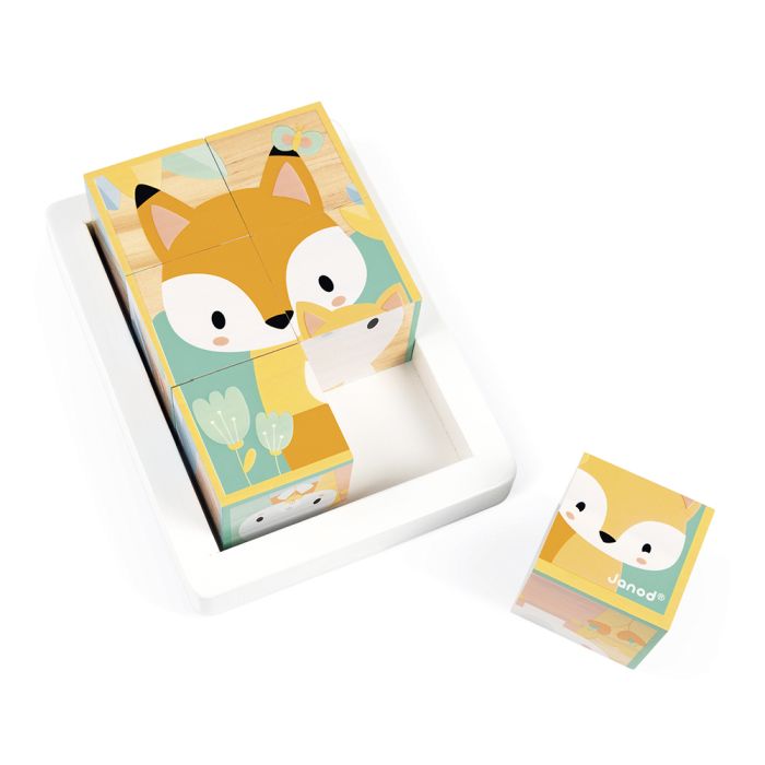 PURE - BANDEJA DE 6 CUBOS – Janod