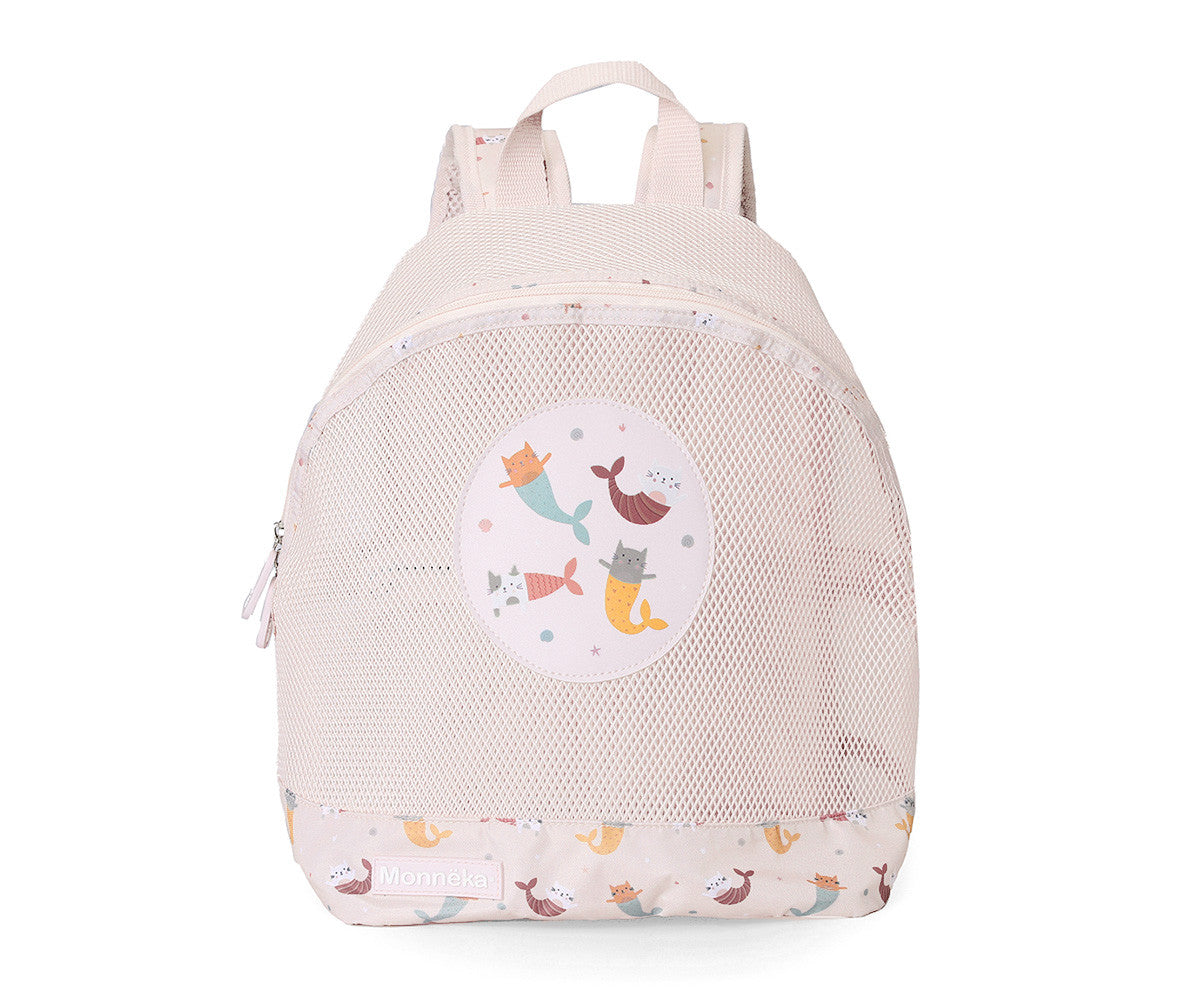 Mochila Infantil Antiarena Mermaid Cats — Monnëka