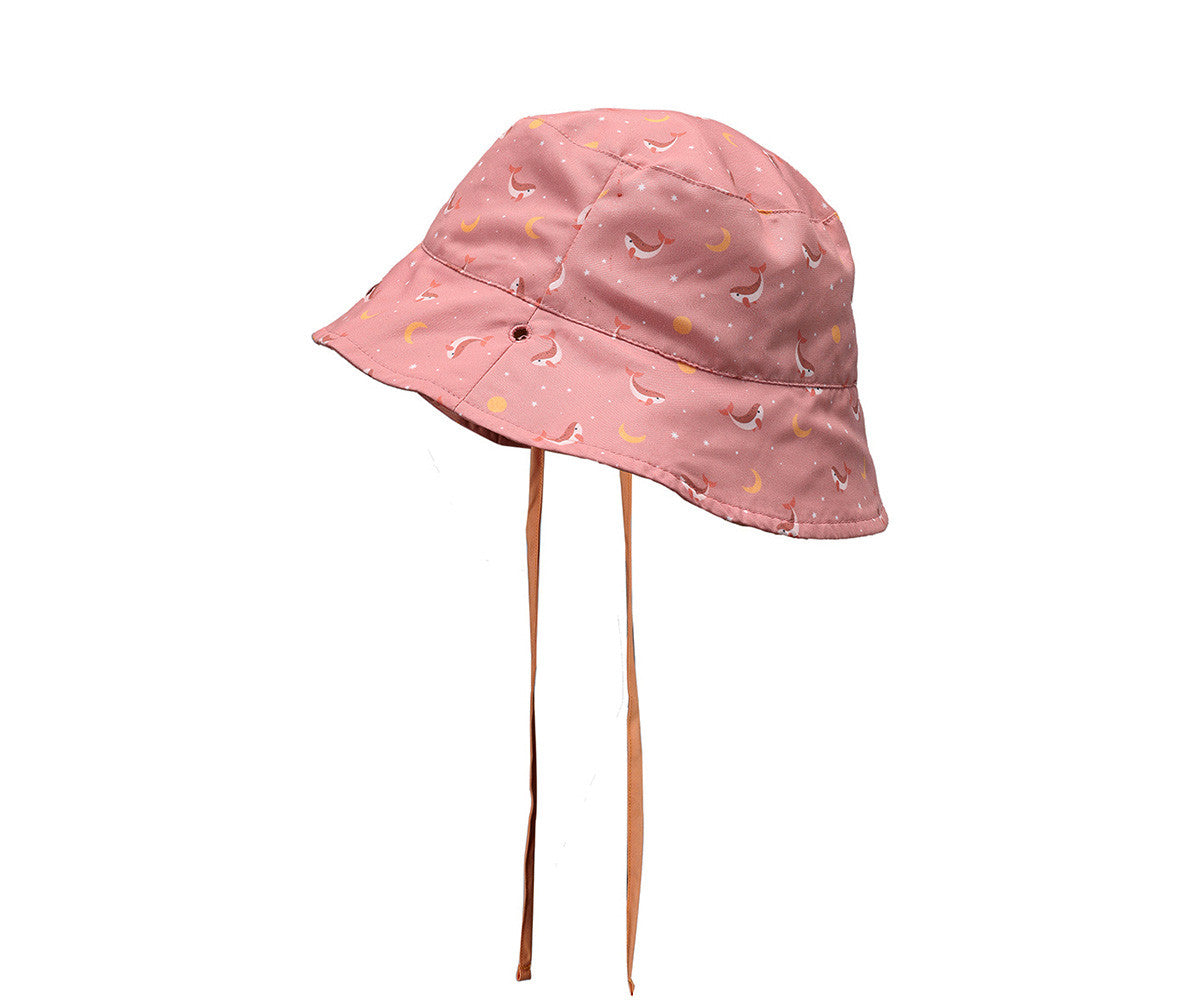 Gorro Reversible Whale Pink — Monnëka
