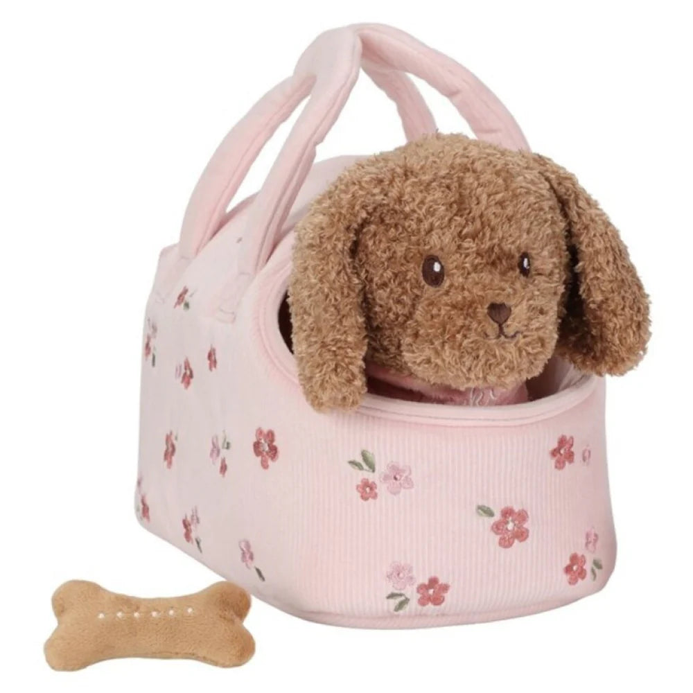 Perrito de peluche JACKIE con bolsa