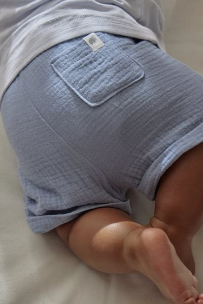 Pantalón corto Stone Blue — Little Dutch