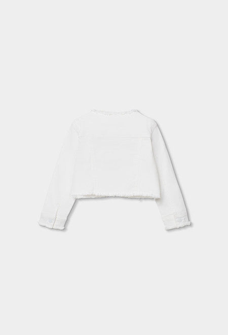 Cazadora sarga elástica de niña