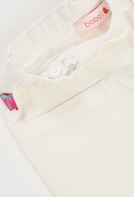 Pantalón sarga elástica de niña