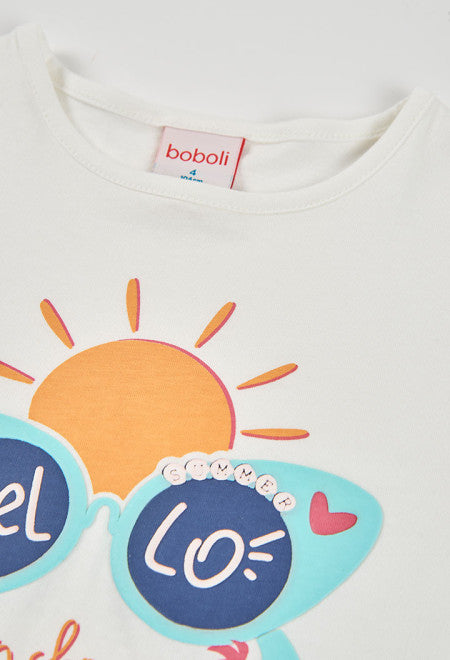 Camiseta punto de niña