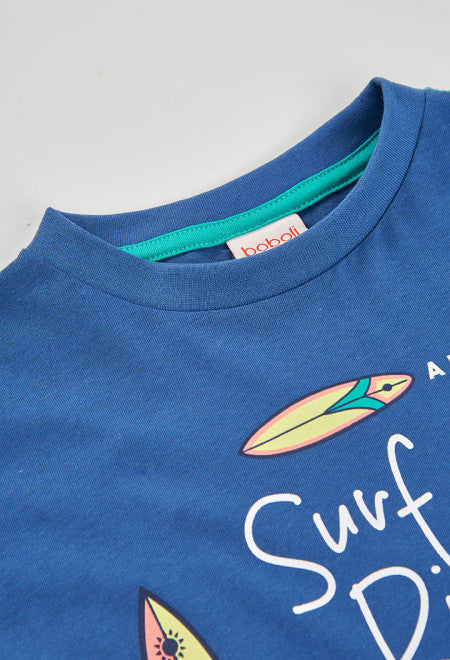 Camiseta punto manga larga de niño