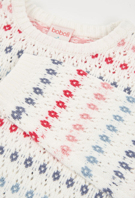 Jersey tricotosa de niña