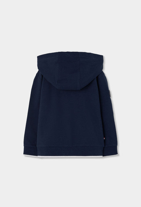 Chaqueta felpa con capucha de niño
