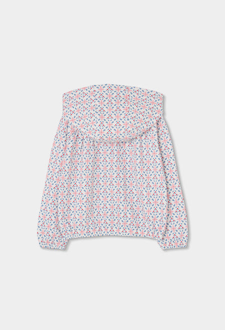 Chaqueta felpa estrellas de niña