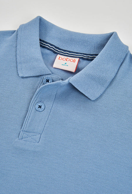 Polo piqué tintado de niño