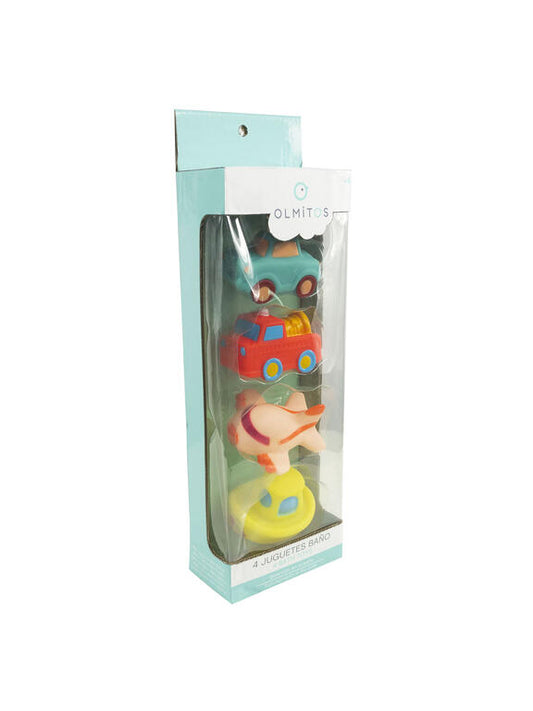 SET 4 JUG BAÑO VEHICLES - Olmitos