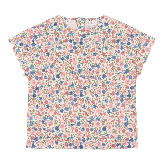 Camiseta manga corta Meadow Flowers — Little Dutch