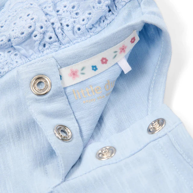 Camiseta manga corta Sky Blue — Little Dutch