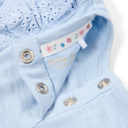 Camiseta manga corta Sky Blue — Little Dutch