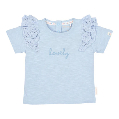 Camiseta manga corta Sky Blue — Little Dutch