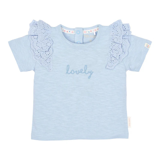 Camiseta manga corta Sky Blue — Little Dutch
