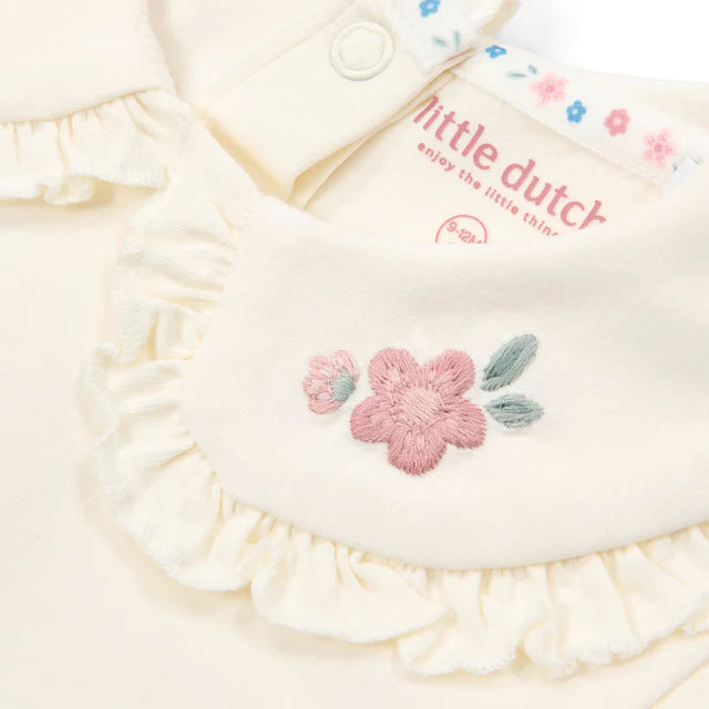 Camiseta manga corta Creme — Little Dutch