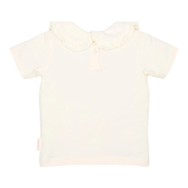 Camiseta manga corta Creme — Little Dutch