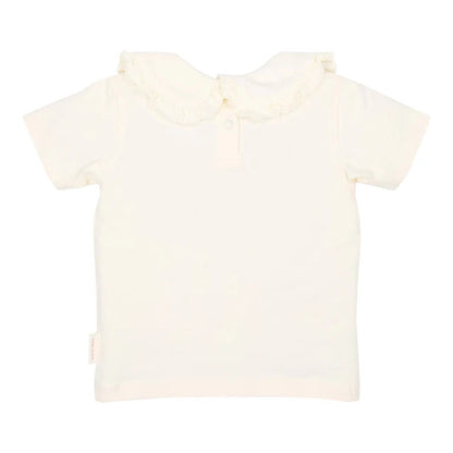 Camiseta manga corta Creme — Little Dutch