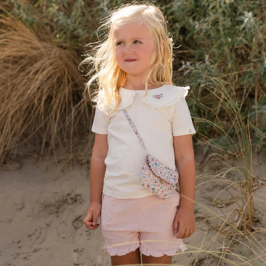 Camiseta manga corta Creme — Little Dutch