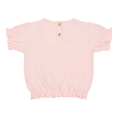 Camiseta manga corta Fairy Pink — Little Dutch