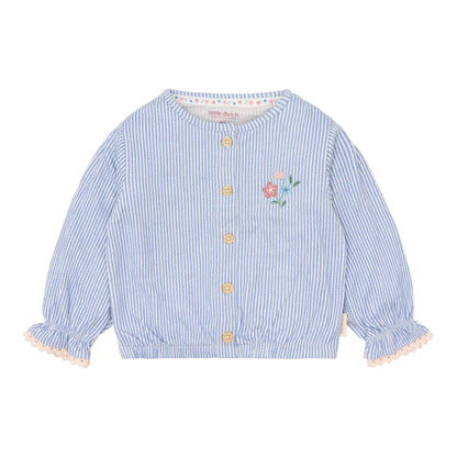 Blusa manga larga Blue Stripe — Little Dutch