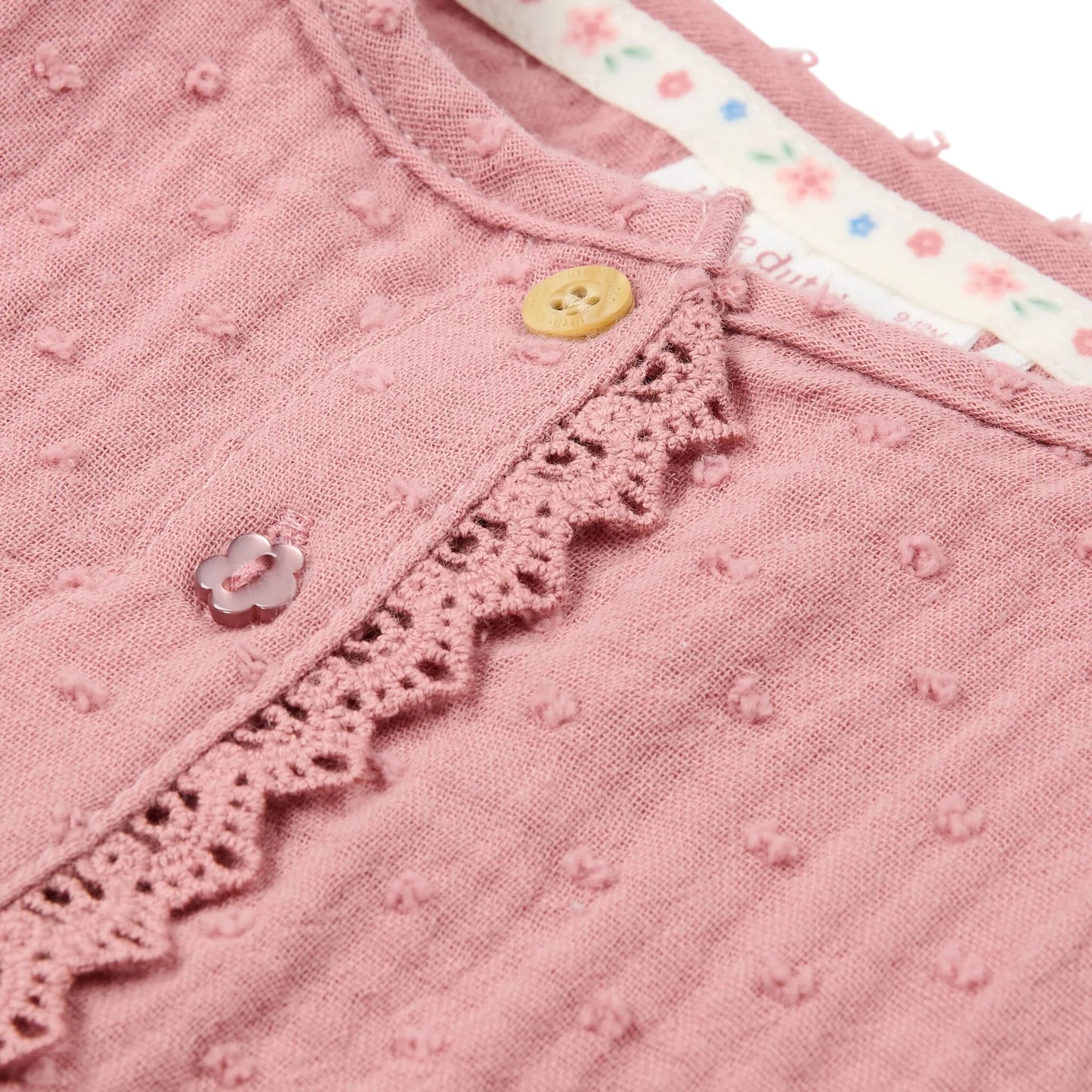 Vestido manga larga Pink Blush — Little Dutch