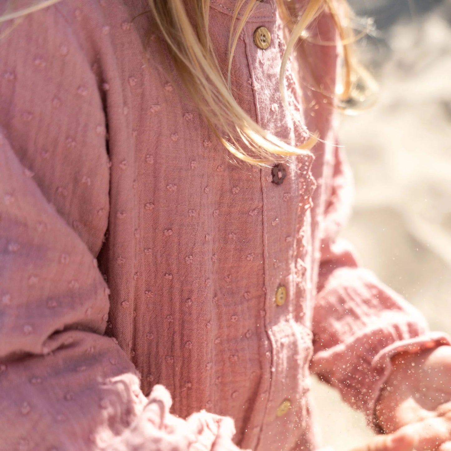 Vestido manga larga Pink Blush — Little Dutch