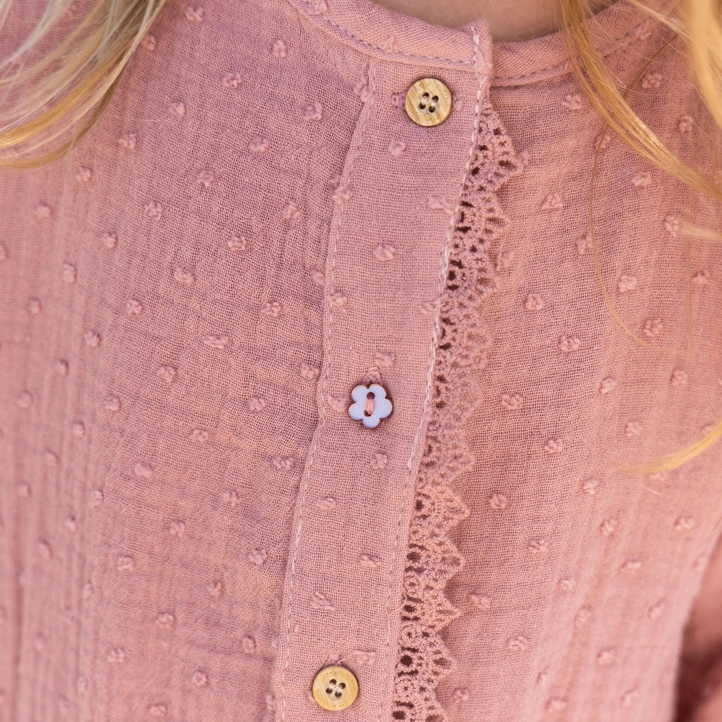Vestido manga larga Pink Blush — Little Dutch