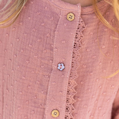 Vestido manga larga Pink Blush — Little Dutch