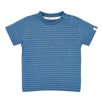 Camiseta manga corta Indigo Stripe — Little Dutch