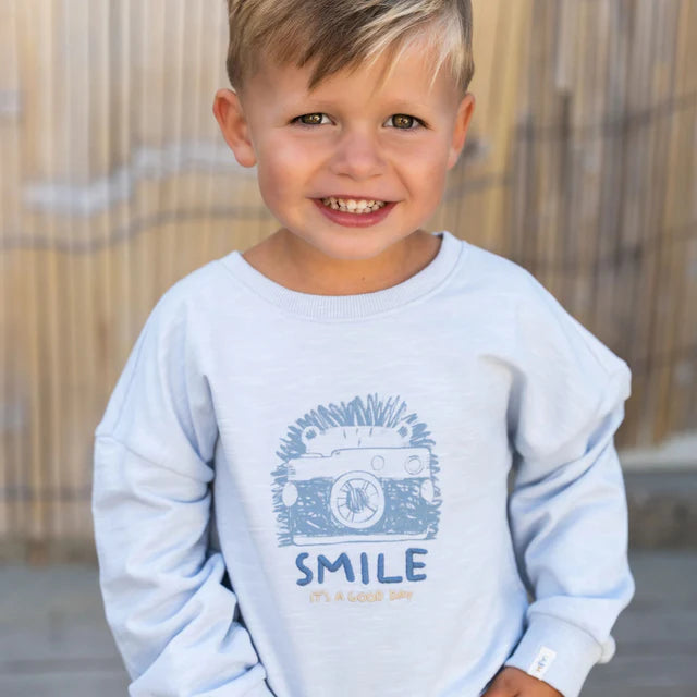 Sweater Light Blue — Little Dutch