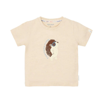 Camiseta manga corta Biscuit Melange — Little Dutch