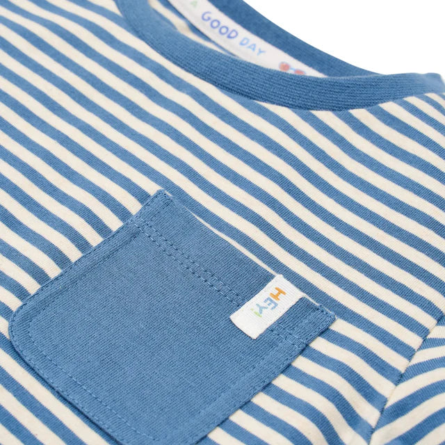 Camiseta manga corta Indigo Sand — Little Dutch