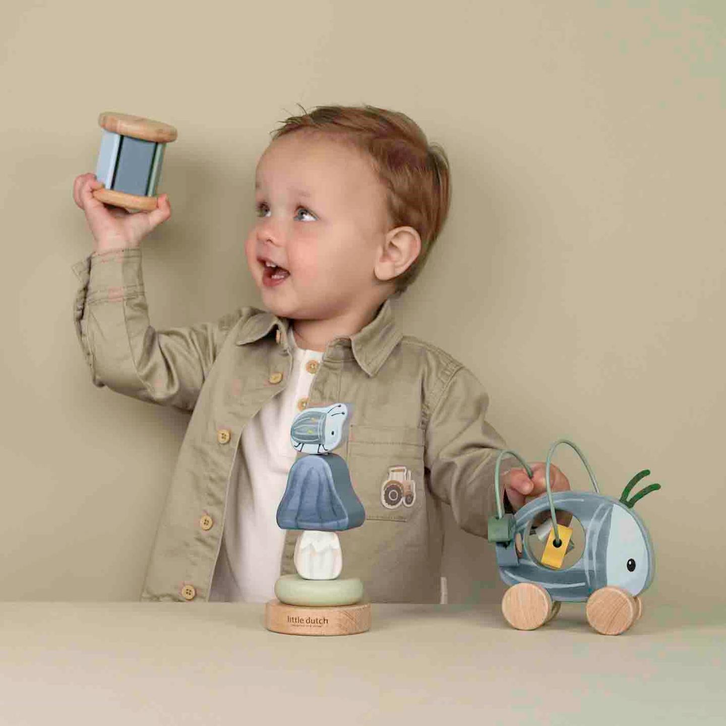 CAJA REGALO MADERA FOREST FRIENDS FSC - LITTLE DUTCH