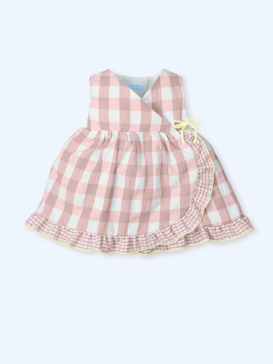 Vestido Cruzado cuadros CLUNY 0104  - MAC ILUSIÓN