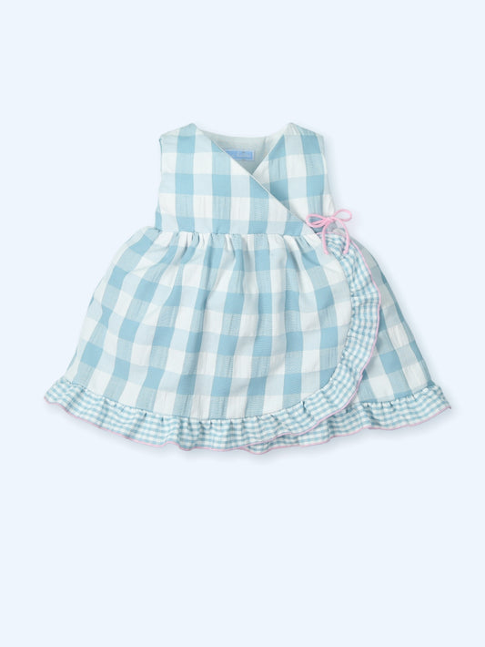 Vestido Cruzado cuadros CLUNY 0104  - MAC ILUSIÓN