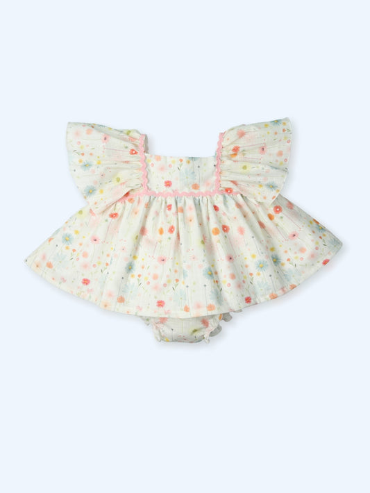 Jesusin + Culotte estampado floral FLORAL RUSTIK 0107   - MAC ILUSIÓN