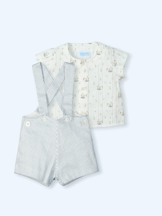 Camisa cuello mao y pantalon Mickie tirates CONEJITO TESS 0114   - MAC ILUSIÓN