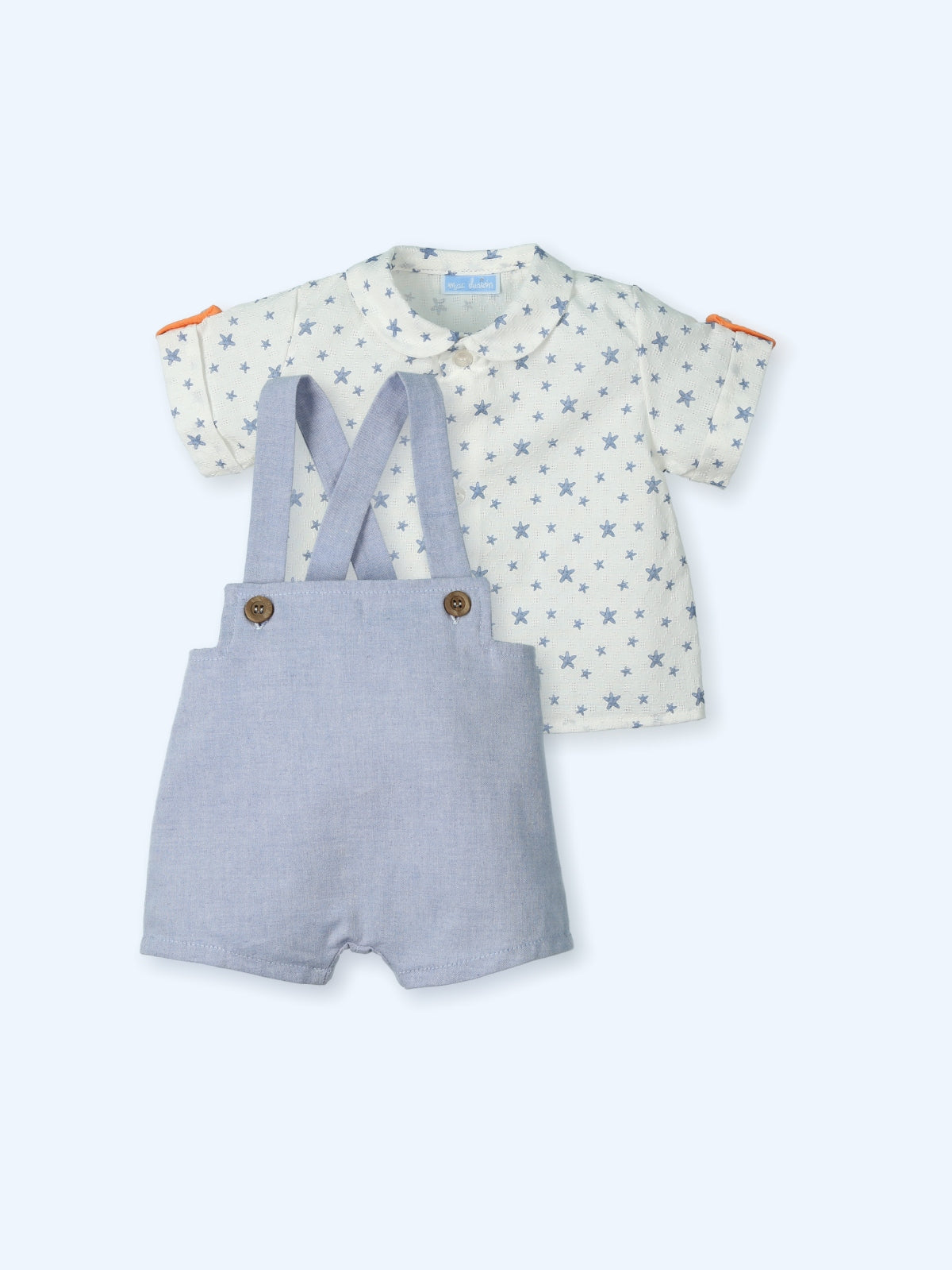 Camisa estampada y peto tirante ETOILE 0133- MAC ILUSIÓN
