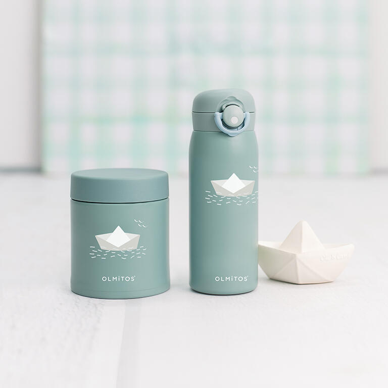 SET TERMOS LIQ+SOL GREEN PAPERBO - Olmitos