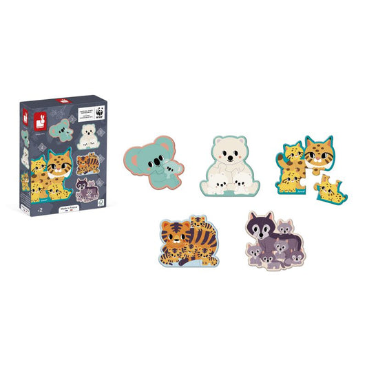 5 PUZLES EVOLUTIVOS ANIMALES – Janod