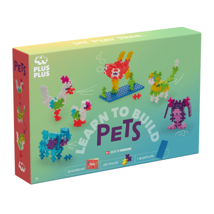 Plus Plus Learn To Build: Pets (Mascotas) 250 Pcs - Plus Plus