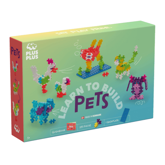 Plus Plus Learn To Build: Pets (Mascotas) 250 Pcs - Plus Plus
