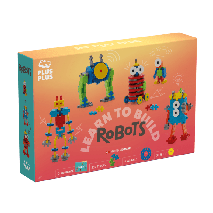 Plus Plus Learn To Build: Robots 250 Pcs - Plus Plus
