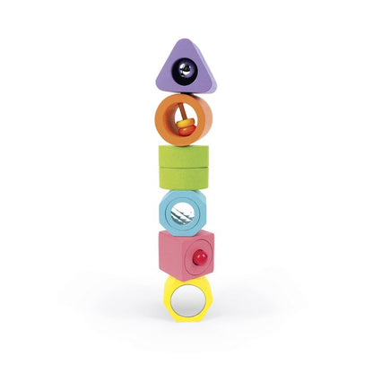 PUZLE CON 6 FIGURAS SENSORIALES I WOOD – Janod