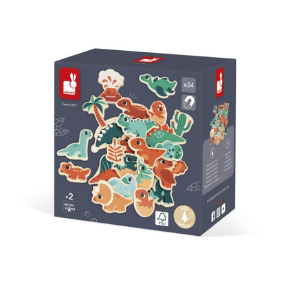 DINO - IMANES DINO 24 PIEZAS – Janod