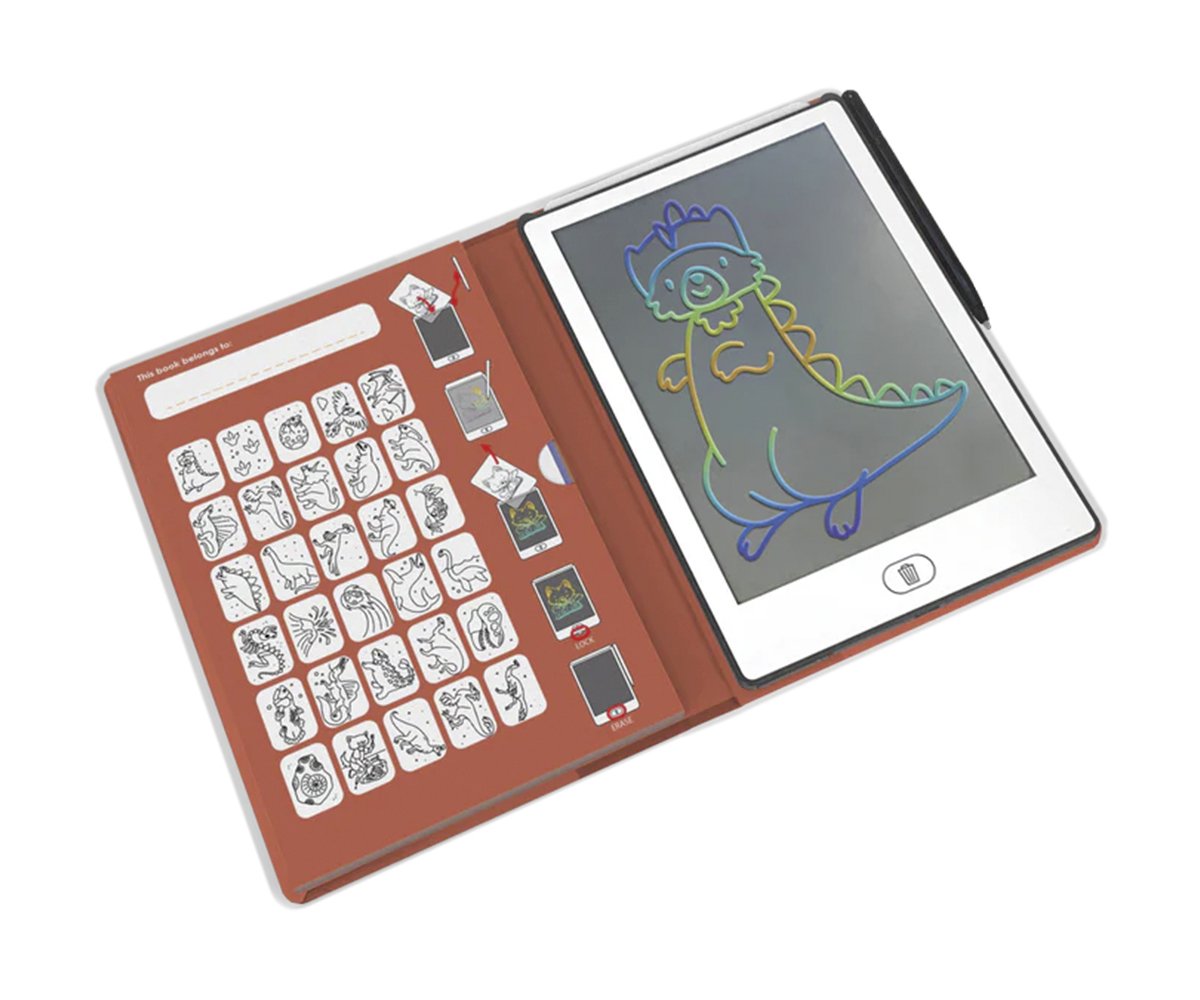 Kidydraw Mini Dinos - Pizarra LCD Portátil · Kidywolf