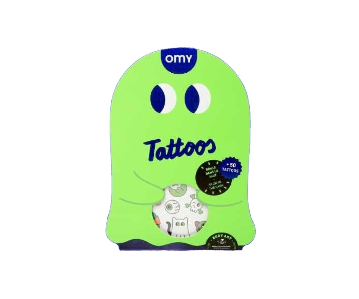 Tatuajes OMY BOO! Glow in the Dark Omy